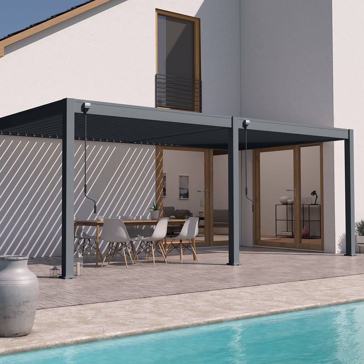 pergola bioclimatique lame orientable protec stores pergola bioclimatique lame orientable protec stores