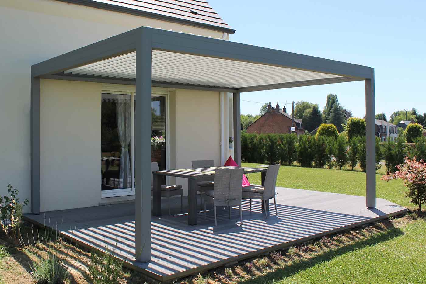 pergola lame retractable